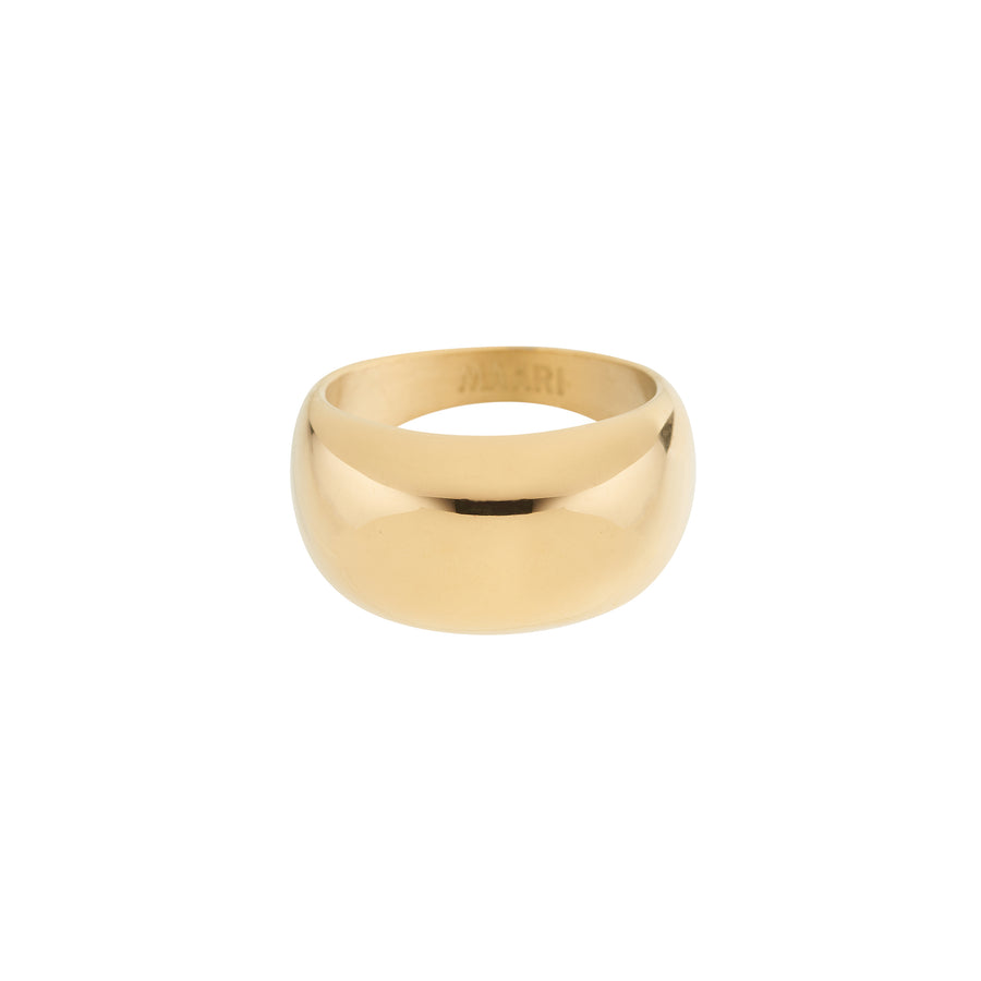 Kugelförmiger Gold Ring von MAARI STUDIOS