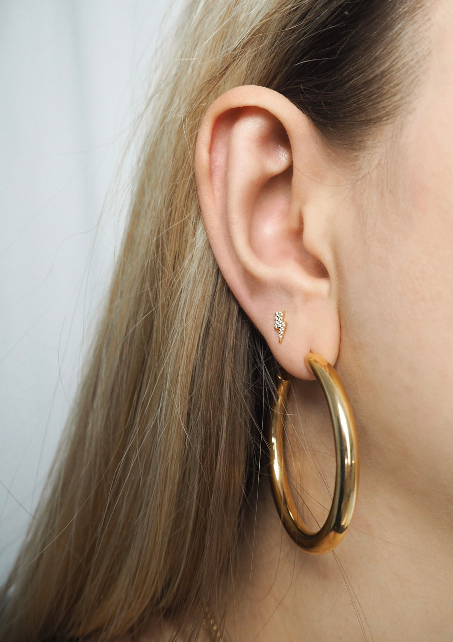 Thea Hoops Large Gold